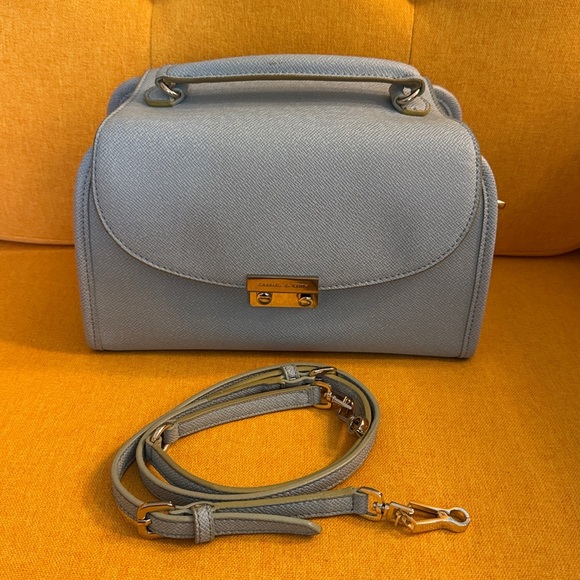 Charles & Keith Sky Blue handbag / crossbody - Picture 1 of 12